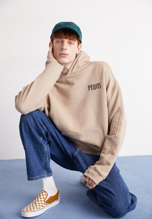 CHEST LOGO HOODIE UNISEX - Kapuzenpullover - mocha