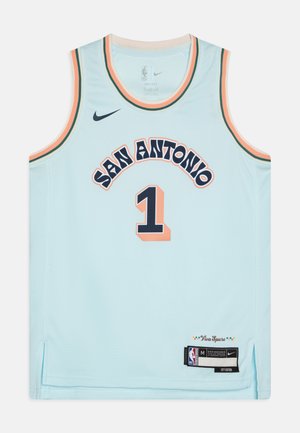 NBA SAN ANTONIO SPURS WEMBANYAMA BOYS CITY EDITION SWINGMAN UNISEX - Club wear - glacier blue