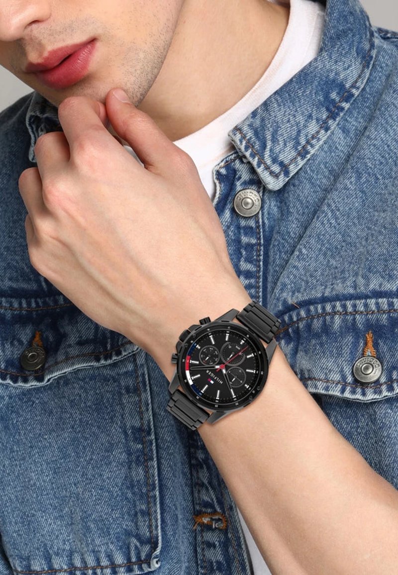 Tommy Hilfiger 45MM - Kronografski ručni sat - black