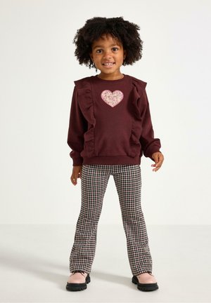 Lindex, LINDEX SWEATSHIRT WITH BRUSHED INSIDE LINDEX - Sweatshirt - dark brown