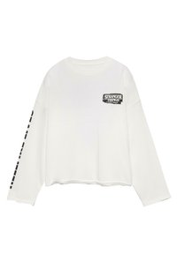 STRANGER THINGS - Maglietta a manica lunga - white