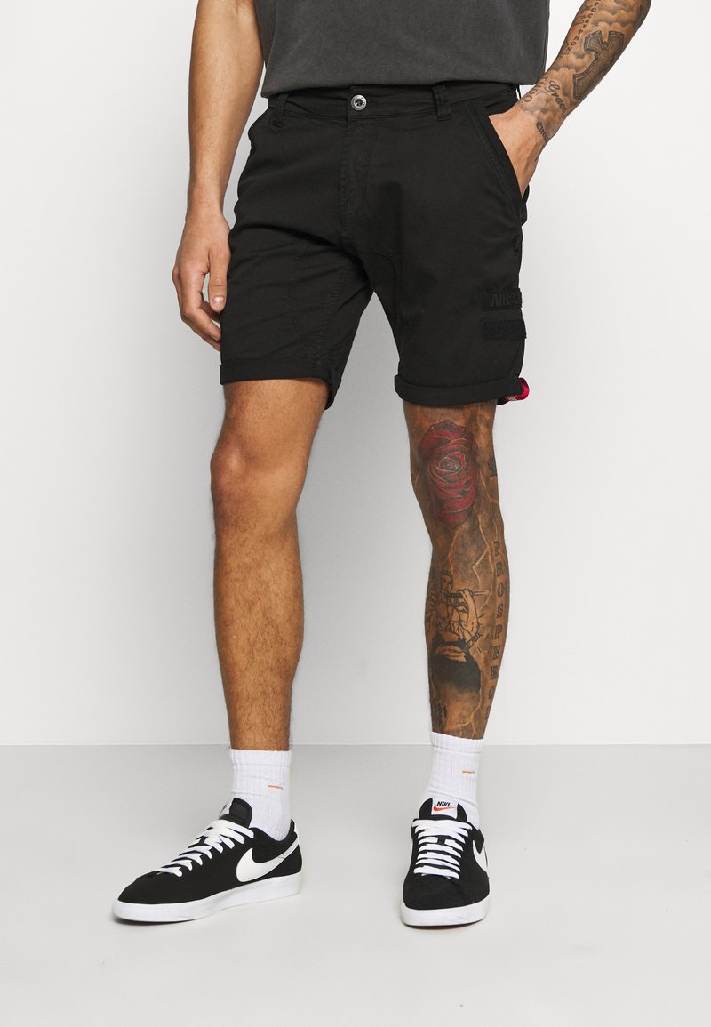 Alpha Industries KEROSENE PATCH - Shorts - black