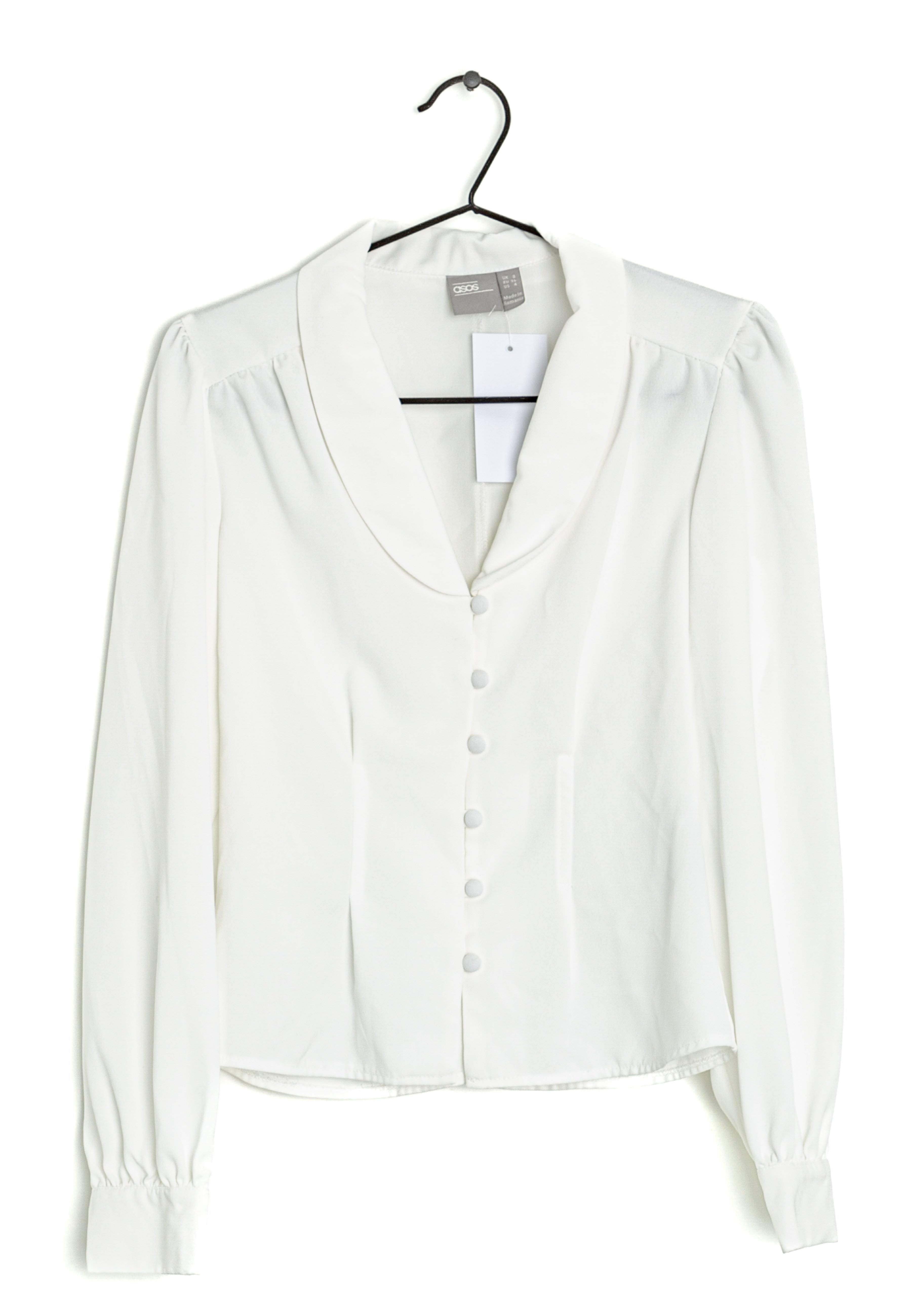asos white blouse