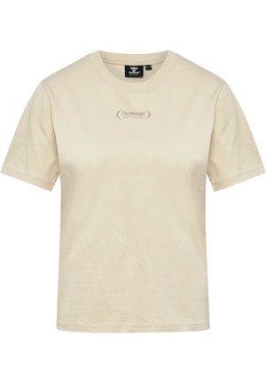 Hummel PAOLA REGULAR - T-shirt basic - vanilla ice