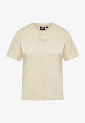 Hummel PAOLA REGULAR - T-shirt basique - vanilla ice