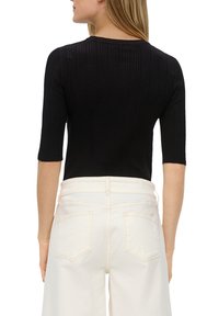 s.Oliver STRETCH - T-shirt basic - schwarz