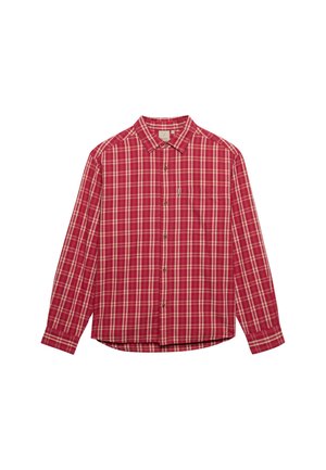 Bench, BENCH X SUPERDRY &AMP; CO BENCH SKATER CHECK LONG SLEEVE SHIRT - Skjorter - duddon check red