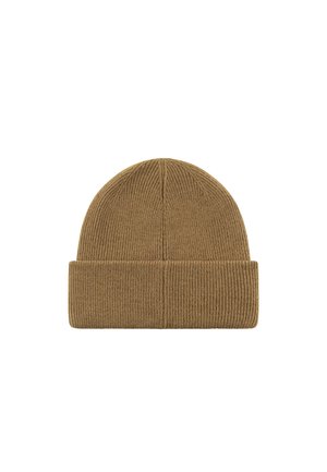 WAYNE LOGO PATCH BEANIE UNISEX - Kootud müts - butternut brown