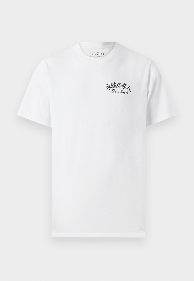 Edwin T-shirt print wit