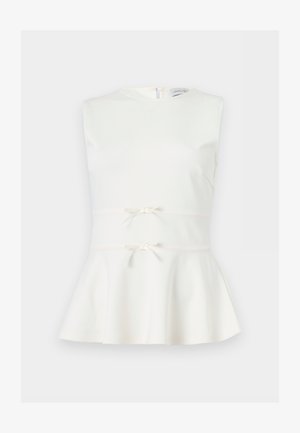 Anna Field Topper - egret