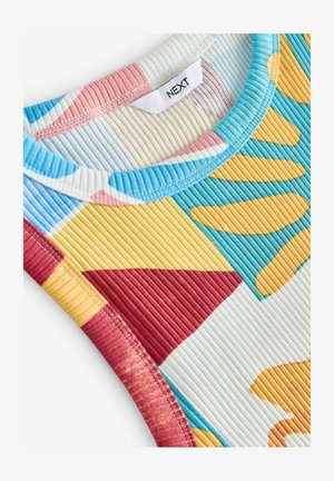 Next REGULAR FIT - RACER TANK SLEEVELESS - Top - blue yellow