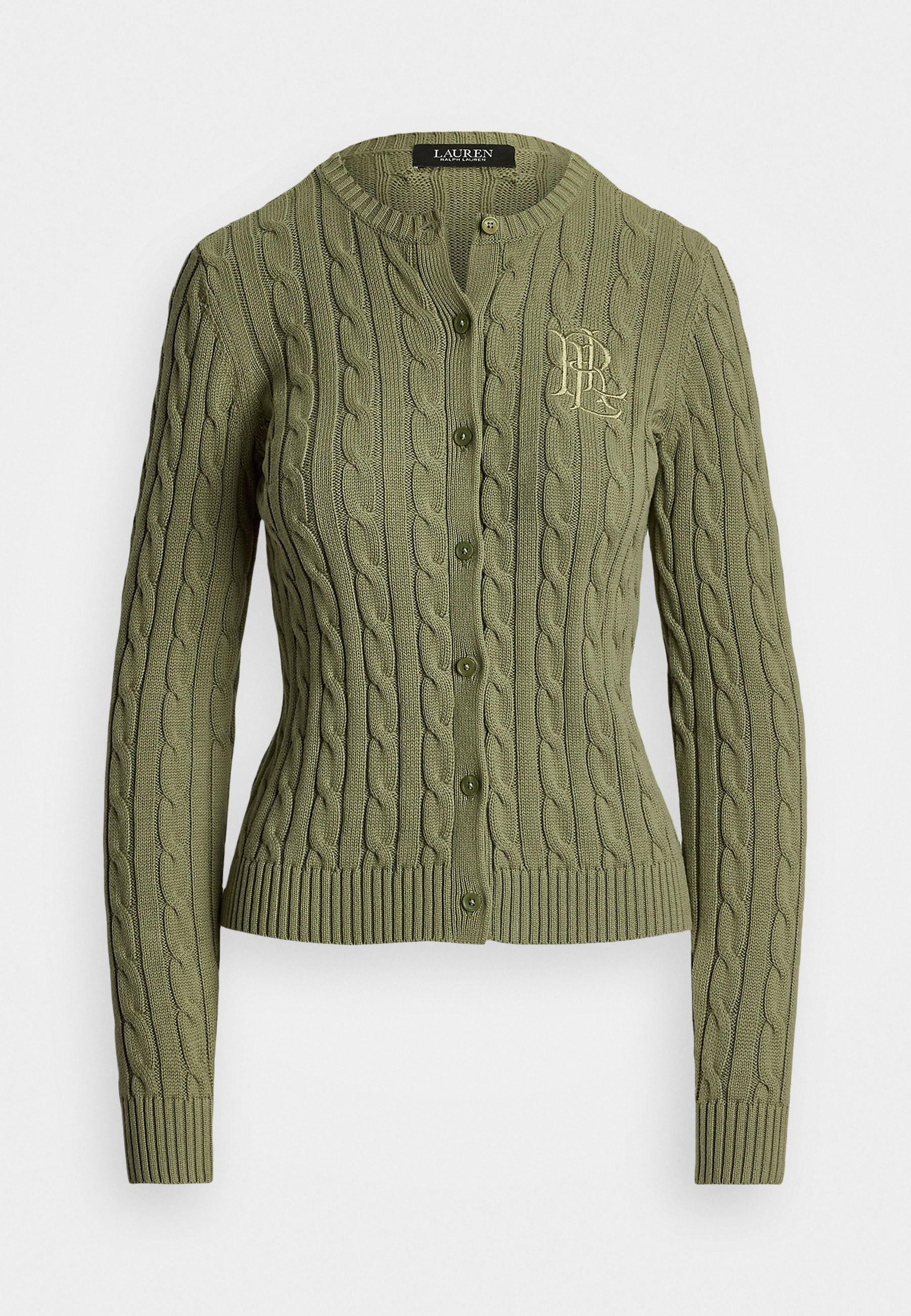 Lauren Ralph Lauren CABLE KNIT COTTON CARDIGAN - Cardigan