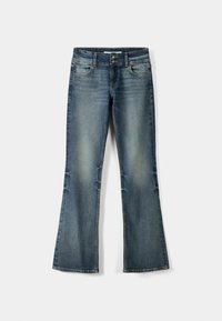 Bershka Bootcut-farkut - blue-grey
