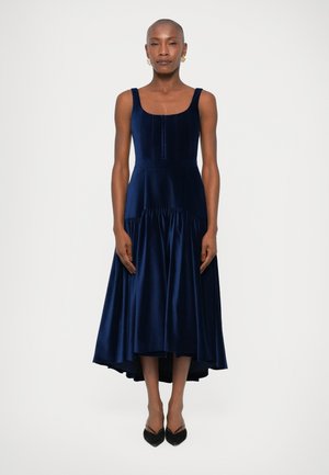DIANA STRUCTURED DRESS - Společenské šaty - dark midnight blue