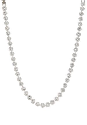 Swarovski UNA ANGELIC TENNIS NECKLACE ROUND CUT - Necklace - silver-coloured