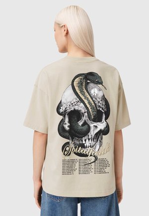 SNAKEHEAD ETTA  - T-shirt imprimé - almond white