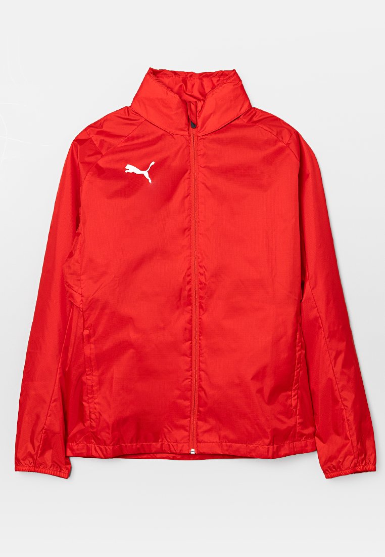 Puma Regenjacke / wasserabweisende Jacke rot