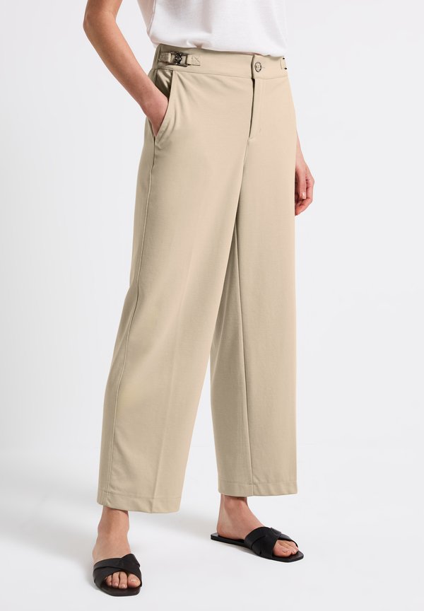 STRAIGHT LEG  - Stoffhose - beige