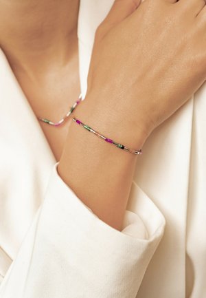 Hey Happiness, CANDY COLOR TUBE BEAD - Bracelet - silver-coloured