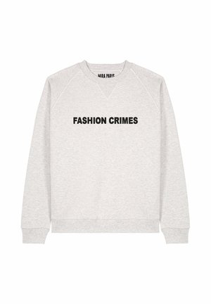 FASHION EMBROIDERY SUPERHEAVY - Felpa - mottled grey