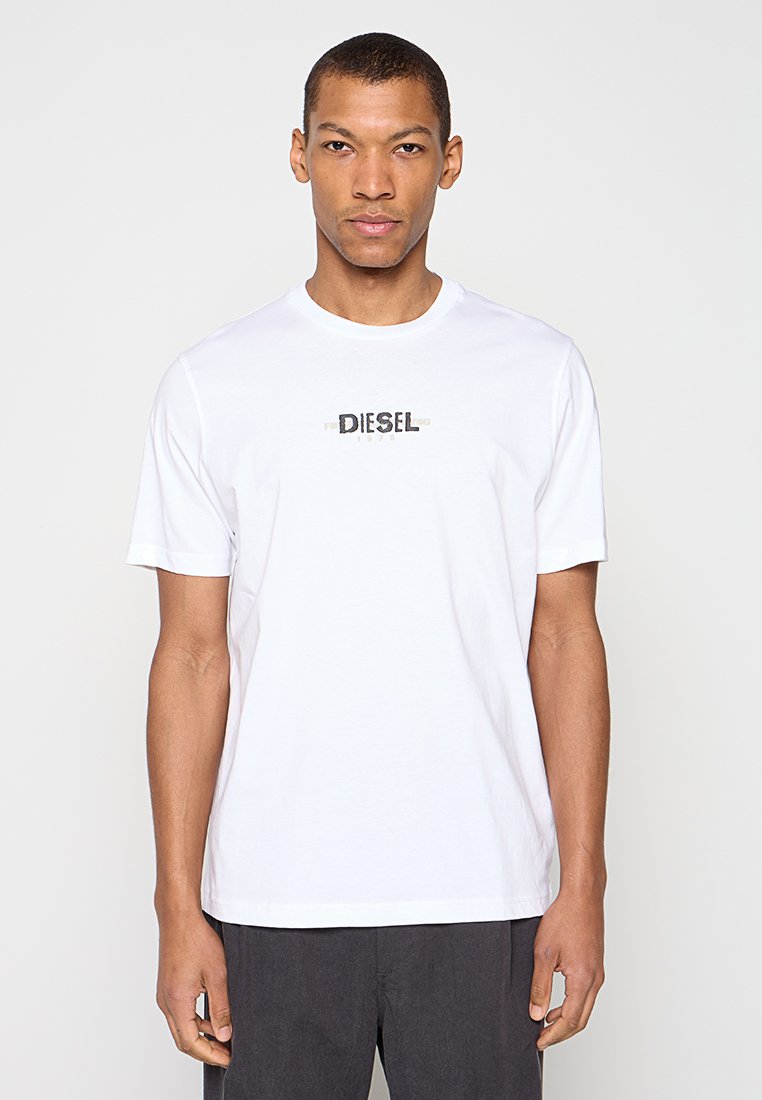 Diesel T-shirt print wit