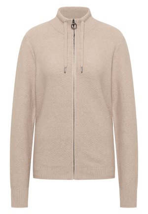 Strickjacke - beige