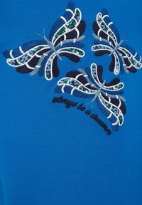 WE Fashion Tops ar garām piedurknēm - blue