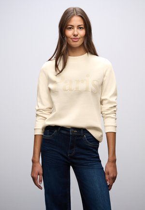 MIT PRINT - Sweatshirt - beige