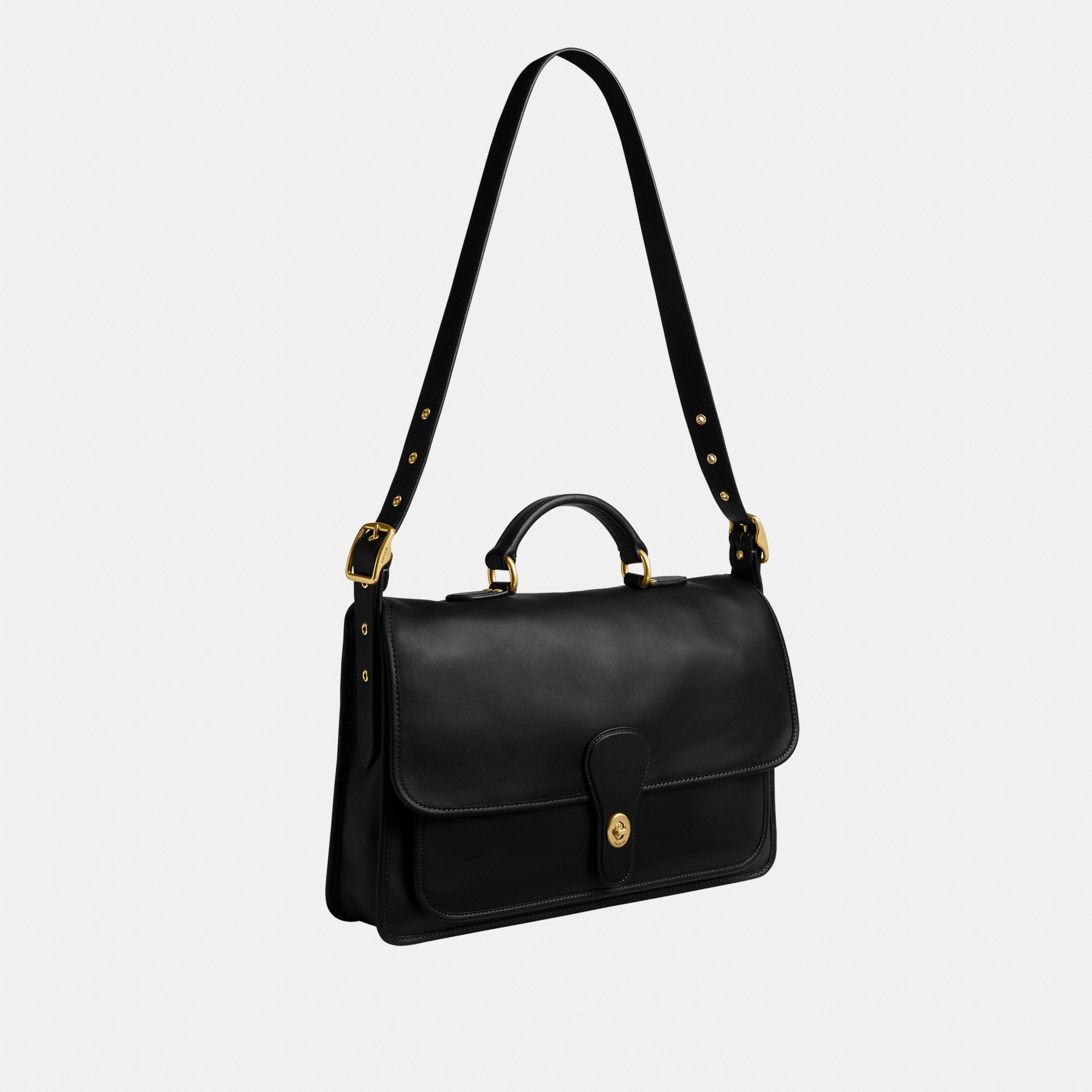 COACH METROPOLITAN MESSENGER BAG . - Aktetas - b black/zwart