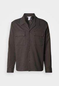 REGULAR FIT WITH LOGOED BADGE - Light jacket - dark green