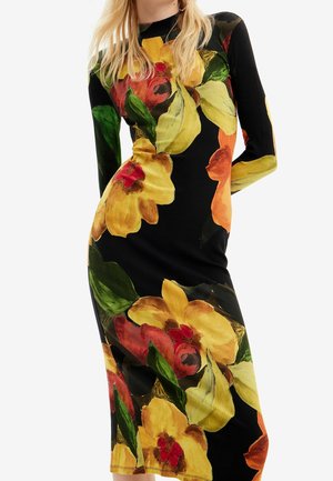 Gebreide jurk - black