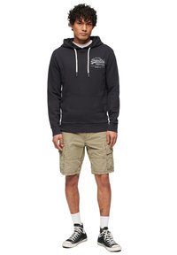 Superdry & Co VI HERITAGE - Jersey con capucha - schwarz