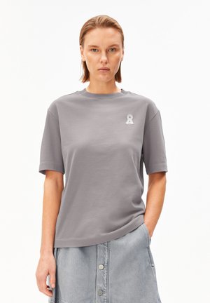 ARMEDANGELS, TARJAA ICONIC Å - T-shirt basic - seal grey