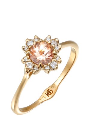 DIAMANT MORGANIT VERLOBUNGS - Ring - gold