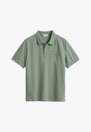 GANT, REG SHIELD - Poloshirts - ceramic grey
