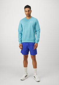 Champion ICONS CONTRAST CREWNECK  - Sweatshirt - blue