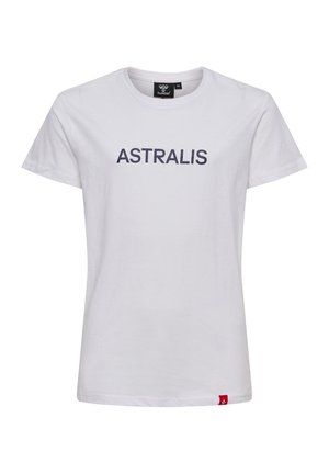 ASTRALIS - T-shirt imprimé - white
