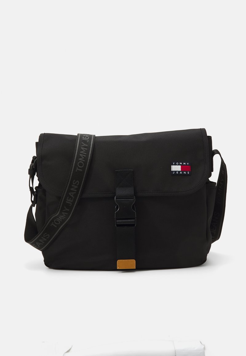 Tommy Jeans ESSENTIAL DAILY MESSENGER UNISEX - Torba preko tijela - black