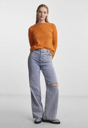 Pieces PCJULIANA O-NECK NOOS - Maglione - persimmon orange