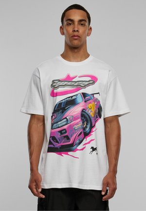 Upscale by Mister Tee SPEED HEAVY  - T-shirts med print - white