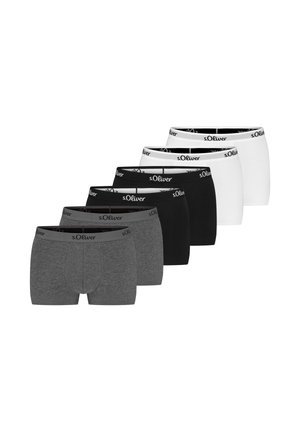 6 PACK - Bokserit - grau/schwarz/weiß