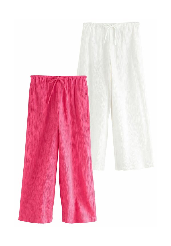 WIDE LEG TEXTURED 2 PACK - Stoffhose