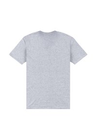 Šedé tričko s krátkým rukávem vyrobené z bavlněného materiálu. Klasický střih s kulatým výstřihem, hladká textura a bez grafiky či ozdob.