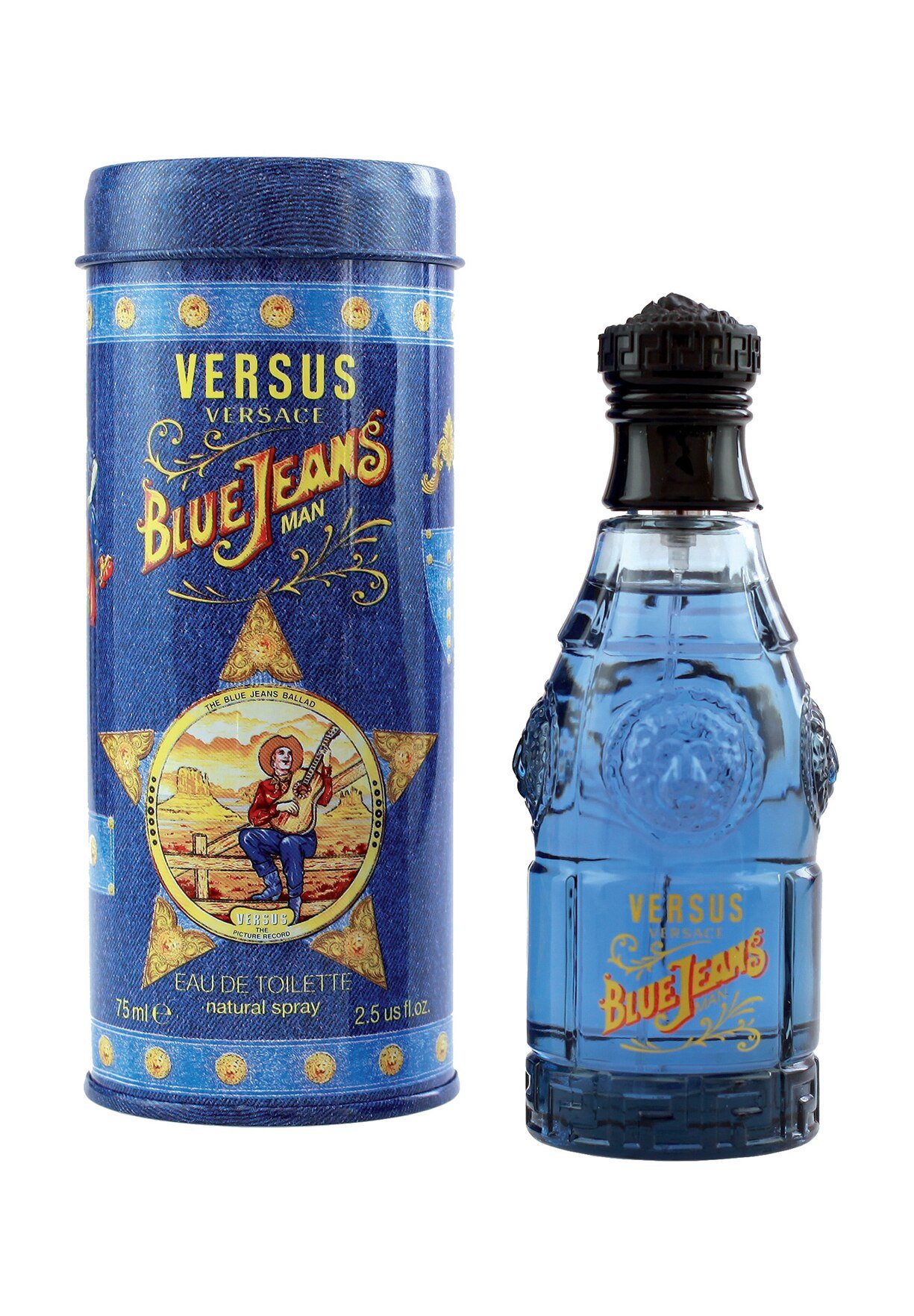 versace blue jeans eau de toilette 75 ml