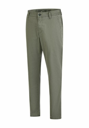 Club of Comfort, CLUB OF COMFORT - HERREN CHINO-HOSE IN ZWEI FARBEN, FOXX 8103 - Chinos - mittelgrün