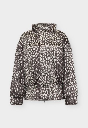 Topshop, HIGH NECK CINCH JACKET - Зимно яке - chocolate brown