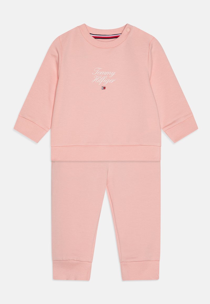 Tommy Hilfiger ESSENTIAL 2 PIECE UNISEX SET - Tracksuit - soft rose