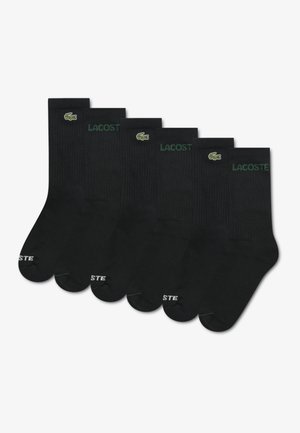 CREW SOCK UNISEX 6 PACK - Sokker - noir