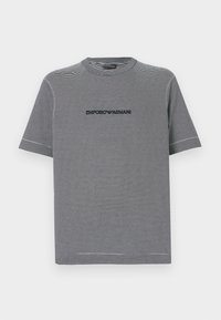 T-shirt con stampa - off white/navy