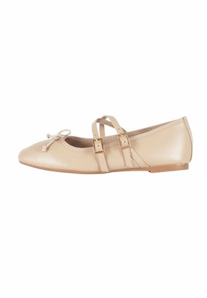 BALLERINE - Ballerine con cinturino - beige